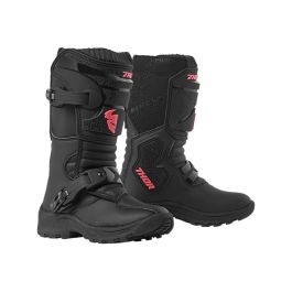 Bottes cross THOR Blitz XP Mini - Enfant - Noir / Rose - 10