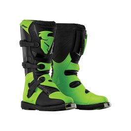 Bottes cross THOR Blitz - Enfant - Noir / Vert - 1