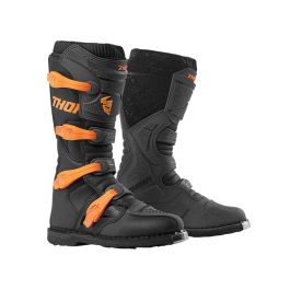 Bottes cross THOR Blitz XP - Adulte - Gris / Orange - 7