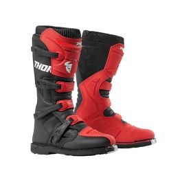 Bottes cross THOR Blitz XP - Adulte - Rouge / Noir - 7