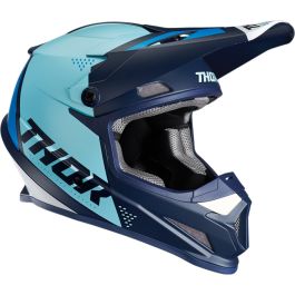 Casque cross THOR Sector Blade - Adulte - Bleu / Turquoise - XS