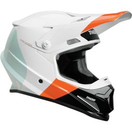 Casque cross THOR Sector Bomber MIPS - Adulte - Blanc / Orange - XS