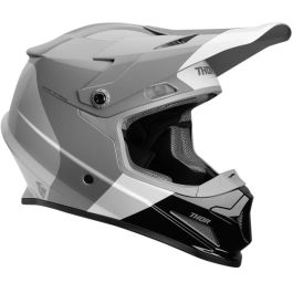 Casque cross THOR Sector Bomber MIPS - Adulte - Gris / Blanc - XS