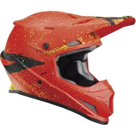 Casque cross THOR Sector Hype - Adulte - Rouge / Noir - S