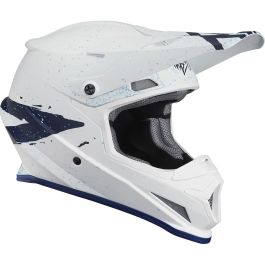 Casque cross THOR Sector Hype - Adulte - Blanc / Bleu - XS