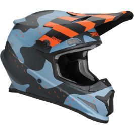 Casque cross THOR Sector Mosser - Adulte - Bleu Camo - XS
