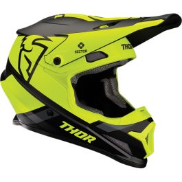 Casque cross THOR Sector Split MIPS - Adulte - Noir / Acid - XS