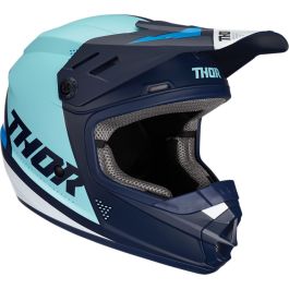 Casque cross THOR Sector Blade - Enfant - Bleu / Turquoise - S