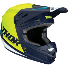 Casque cross THOR Sector Blade - Enfant - Bleu / Vert - S