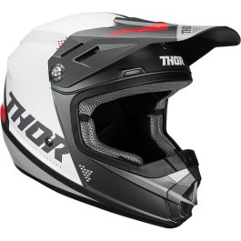 Casque cross THOR Sector Blade - Enfant - Gris / Blanc - S