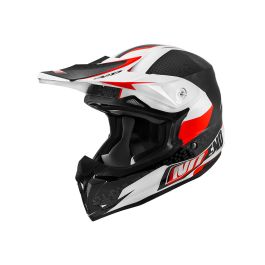 Casque cross NO END Defcon by OCD - Blanc / Rouge - XS