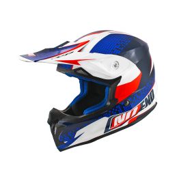 Casque cross NO END Defcon by OCD - Patriot Bleu / Blanc / Rouge - XS