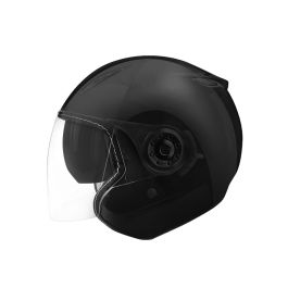 Casque jet TNT Aero Double Ecran - Noir Brillant - XS