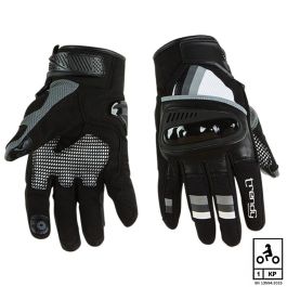 Gants homologués été TRENDY GT425 CEARA - Adulte - Gris / Noir - XS