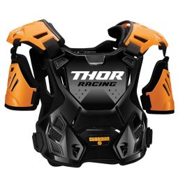 Pare-pierre cross THOR Guardian - Adulte - Noir / Orange - M/L
