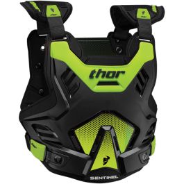 Pare-pierre cross THOR Sentinel GP - Adulte - Noir / Flo Green - M/L