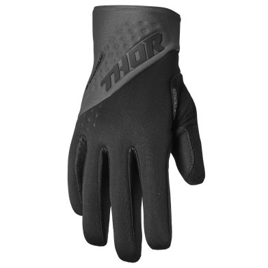 Gants cross adulte THOR 2022 Spectrum Cold - Noir / Gris