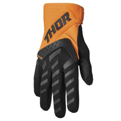 Gants cross enfant THOR 2022 Spectrum - Orange / Noir