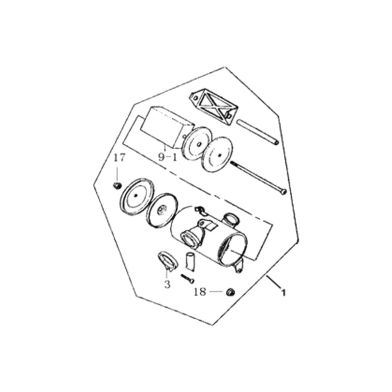 N°1 - Boîte à air - 50cc - Euro 3