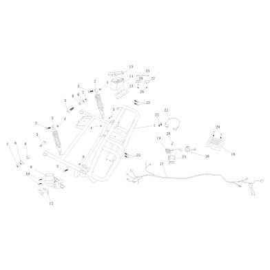 N°1 - Bras oscillant - Noir