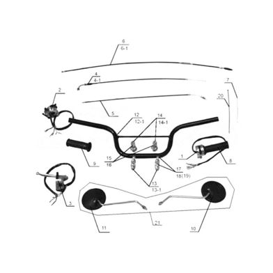 N°6 - Câble d'embrayage