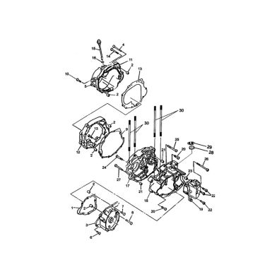 N°17 - Carter moteur droit