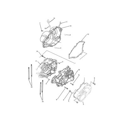 N°17 - Carter moteur droit