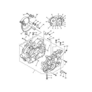 N°1 - Carter moteur