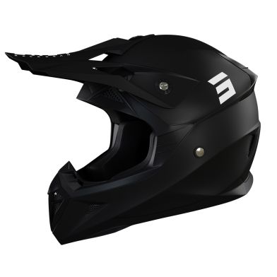 Casque Cross SHOT PULSE - Noir Mat - Adulte