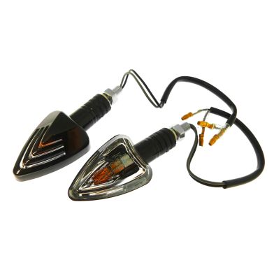 Clignotants triangle - noir/transparent - TUN'R 