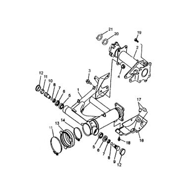N°15 - Collier de soufflet de cardan - Avant