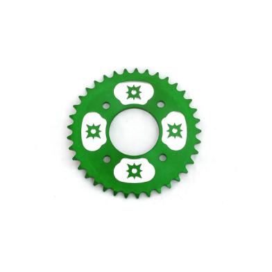 Couronne #420 - 58mm - 37 Dents - Alu - Vert