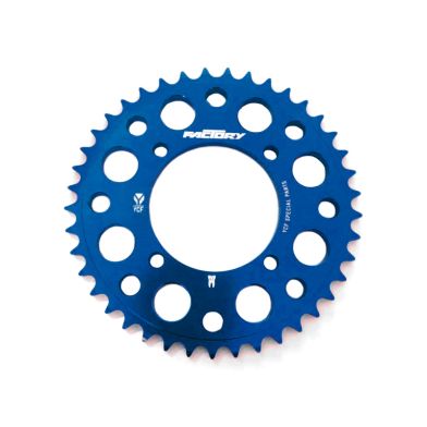Couronne #420 - 76mm - 41 Dents - Alu - YCF - Bleu