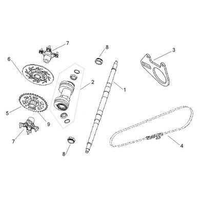 N°5 - Couronne de transmission