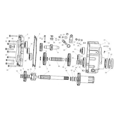 N°11 - Crabot marche avant arrière - 22mm