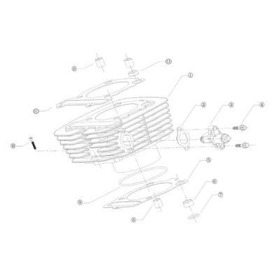 N°1 - Cylindre 350cc - Refroidissement liquide
