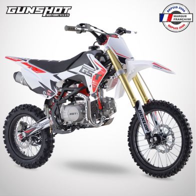 Dirt Bike GUNSHOT 140 FX - 17/14 - Blanc - 2025