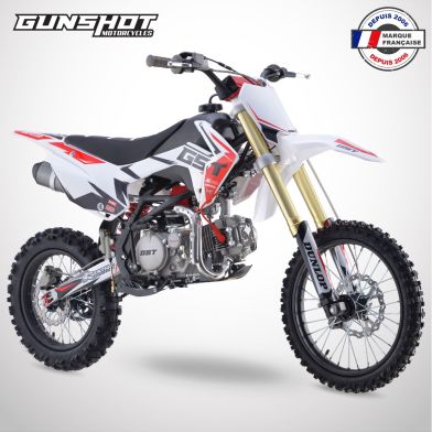 Dirt Bike GUNSHOT 150 FX - 17/14 - Blanc - 2025