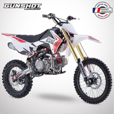 Dirt Bike GUNSHOT 190 FX - 17/14 - Blanc - 2025