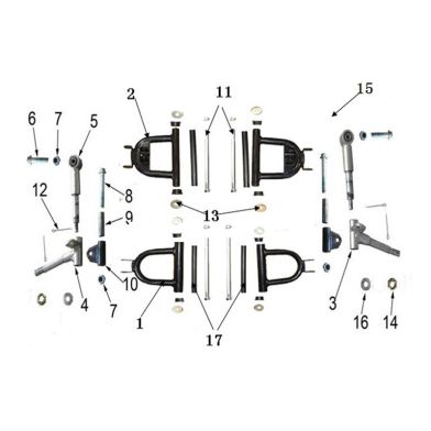 N°9 - Entretoise d'articulation