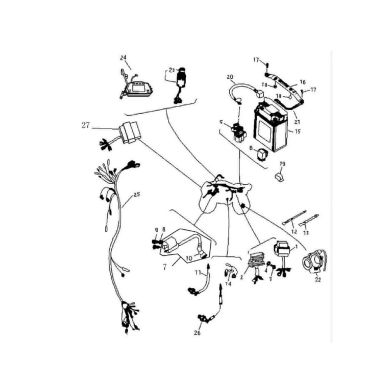 N°25 - Faisceau électrique complet