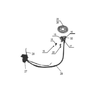 N°29 - Flexible de frein avant