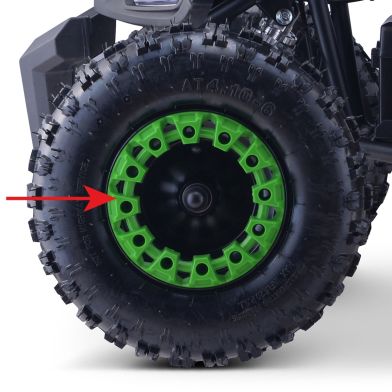 Frette de jante 6" - Vert