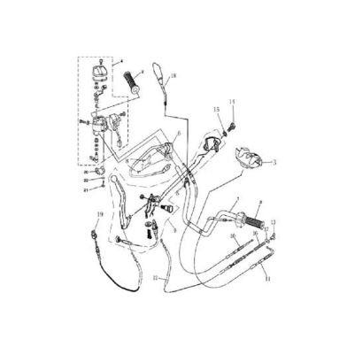 N°1 - Gâchette de gaz complet