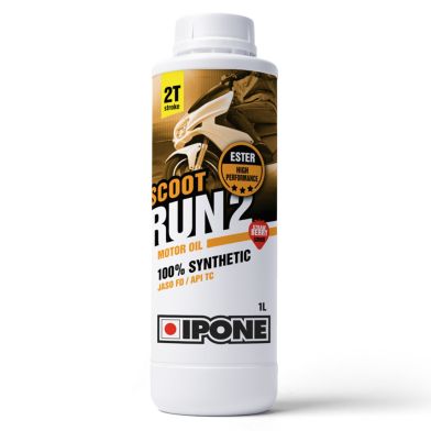 Huile IPONE Scoot Run 2 2T - Senteur Fraise - 1 Litre