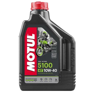 Huile MOTUL 5100 10W40 4T - 2 Litres