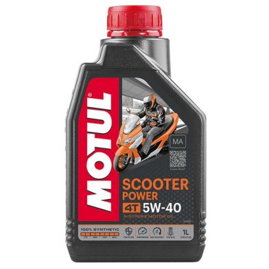 Huile MOTUL Power Scooter 5W40 4T - 1 Litre