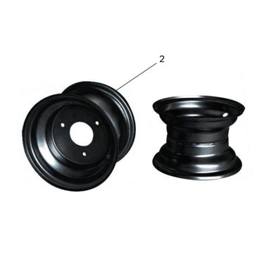 Jante 6" - Noir