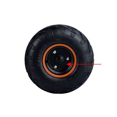 Jante 6" - Noir / Orange