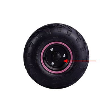 Jante 6" - Noir / Rose
